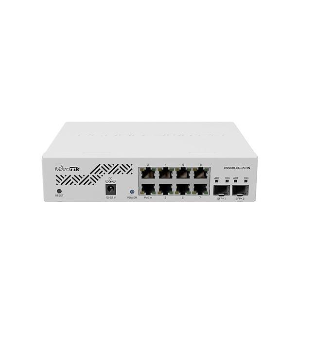 سوئیچ گیگ میکروتیک CSS610-8G-2S+IN